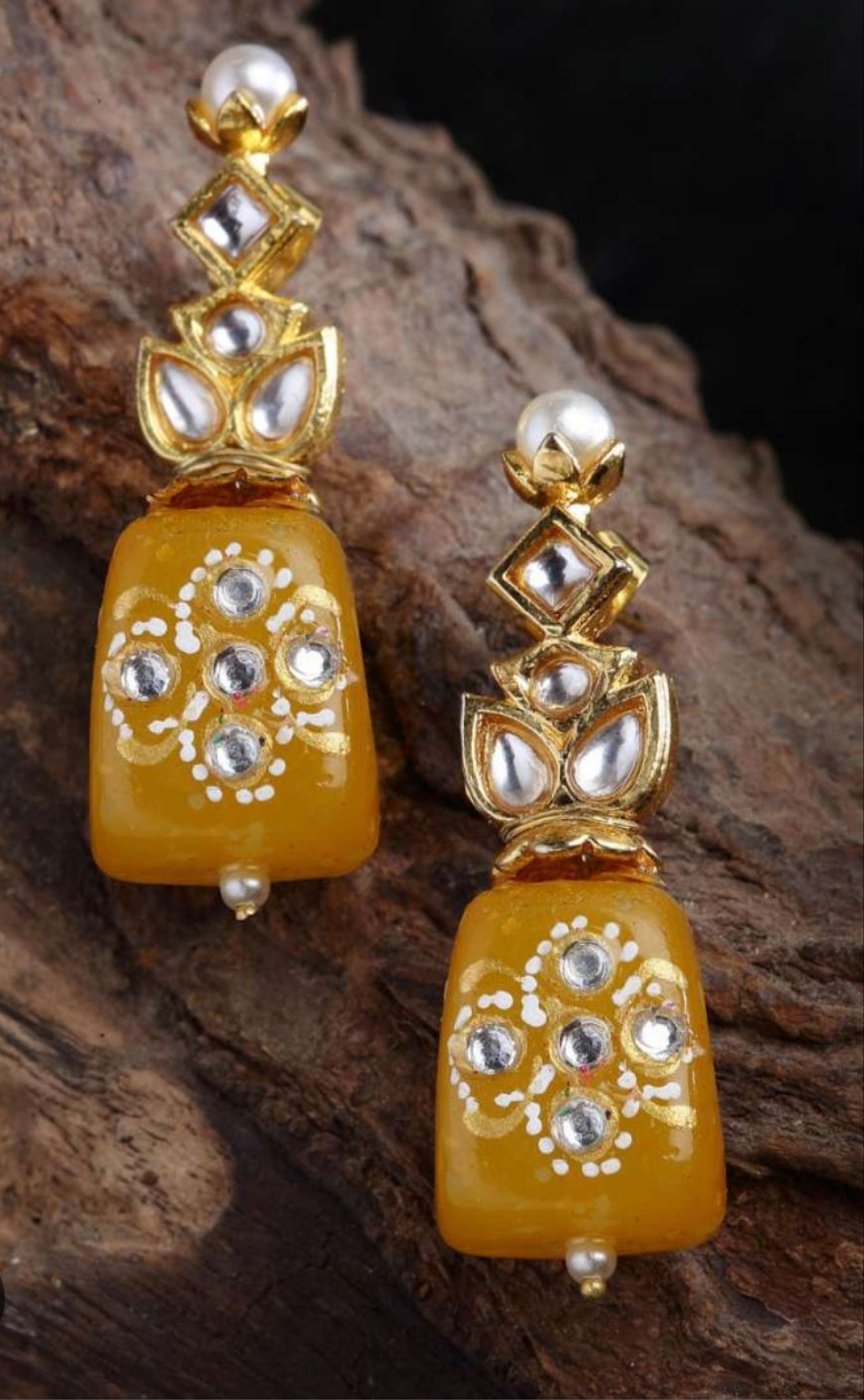 Marigold Lotus Drops ( Gold Patra)