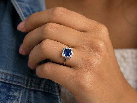 Beating Blues Ring