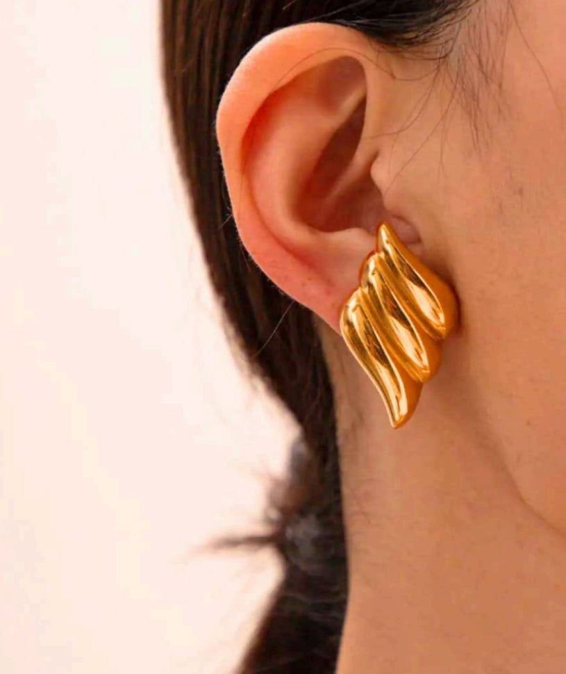 Luxe Studs @18k