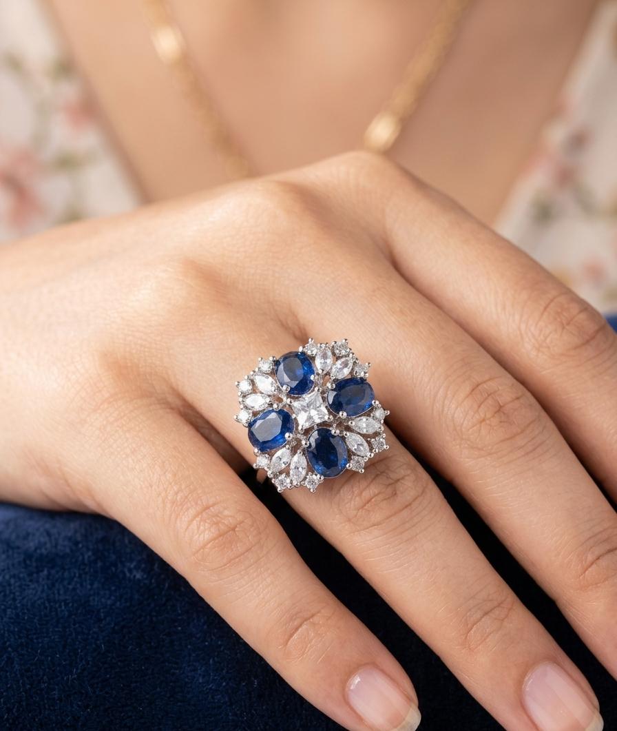 Sapphire Cocktail Ring