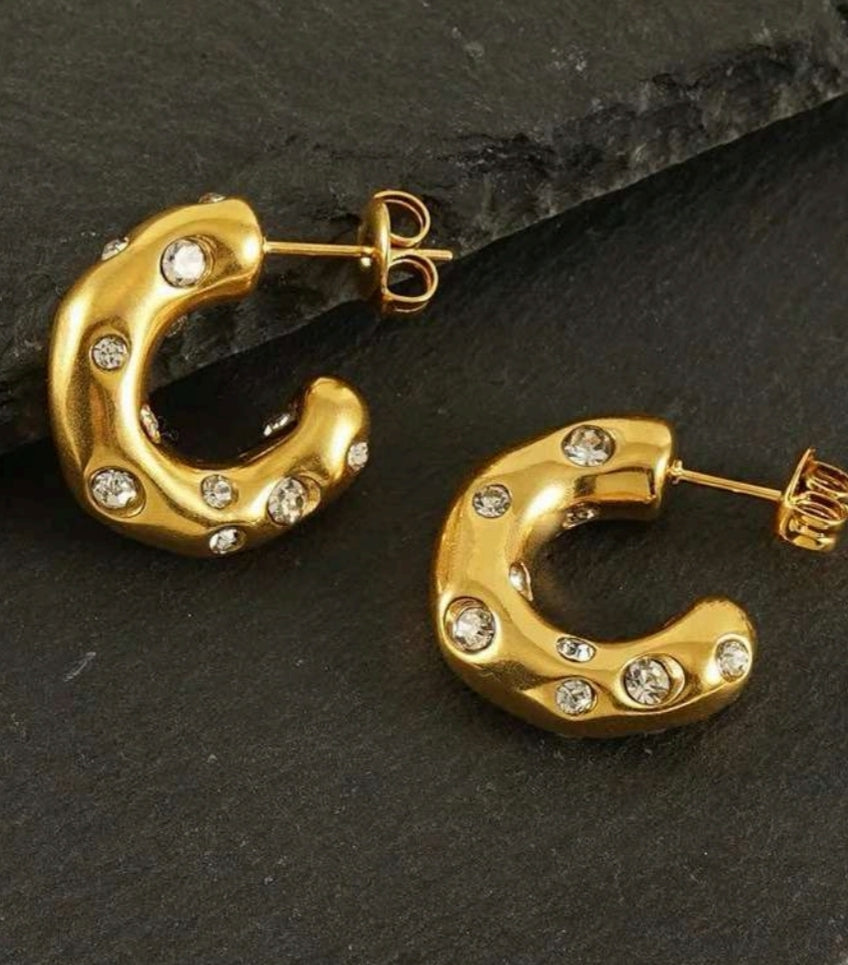 Eterna Hoops @18k