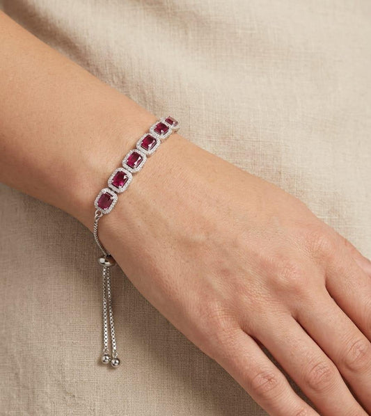 Ruby Red Tennis Bracelet
