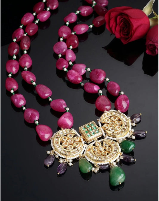 Ruby Elegante Neckpiece